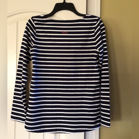 🆕JOULES HARBOUR LUXE MERRY STRIPED KNIT TOP(Sz 2) - Picture 10 of 16